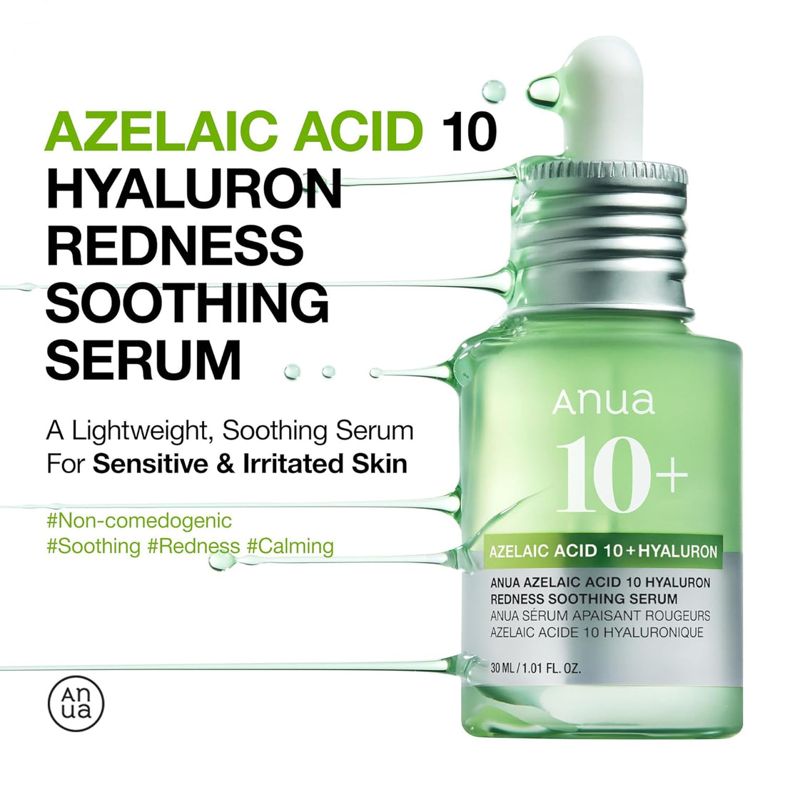 10+AZELAIC ACID 10 HYALURON REDNESS SOOTHING SERUM