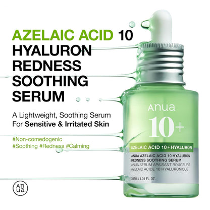 10+AZELAIC ACID 10 HYALURON REDNESS SOOTHING SERUM