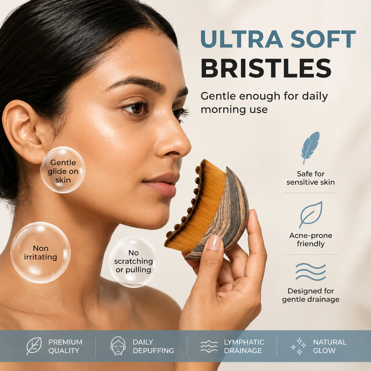 Lymphatic Face Brush